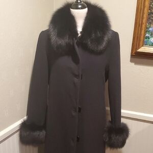 Forecaster Fox Fur And Lambswool Coat